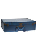 LOUIS VUITTON Epi Alzer 75 Trunk Blue LV Auth 107773SV-1