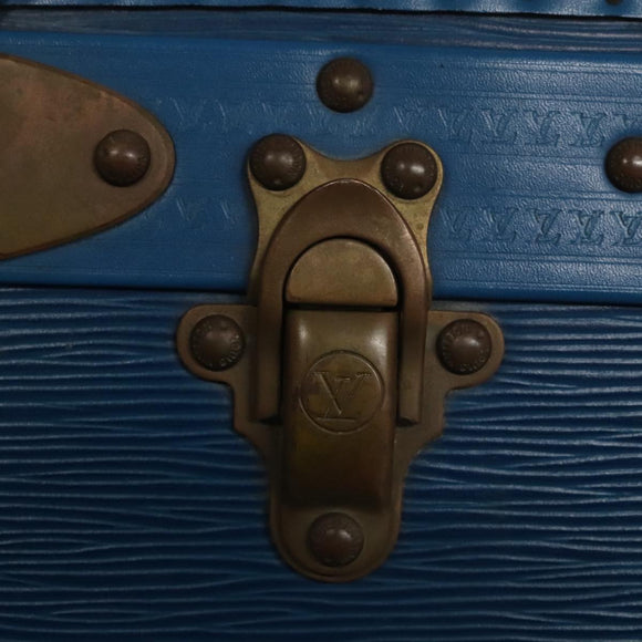 LOUIS VUITTON Epi Alzer 75 Trunk Blue LV Auth 107773A