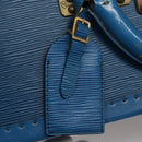 LOUIS VUITTON Epi Alzer 75 Trunk Blue LV Auth 107773A-23