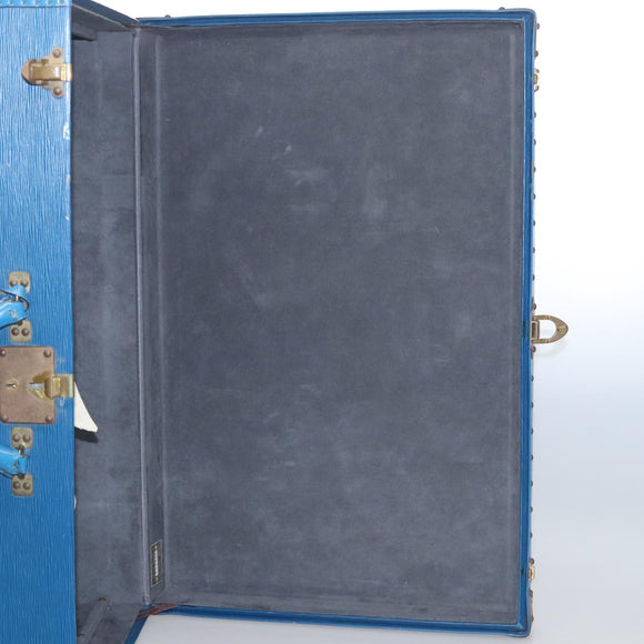LOUIS VUITTON Epi Alzer 75 Trunk Blue LV Auth 107773A