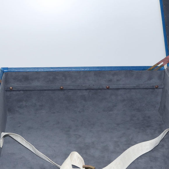 LOUIS VUITTON Epi Alzer 75 Trunk Blue LV Auth 107773A