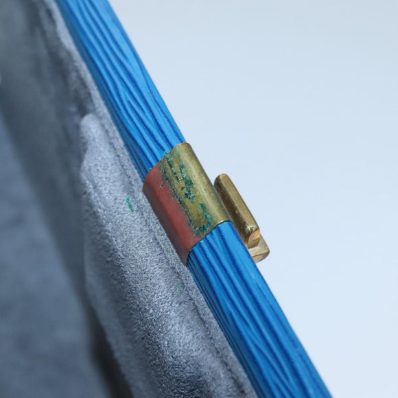 LOUIS VUITTON Epi Alzer 75 Trunk Blue LV Auth 107773A