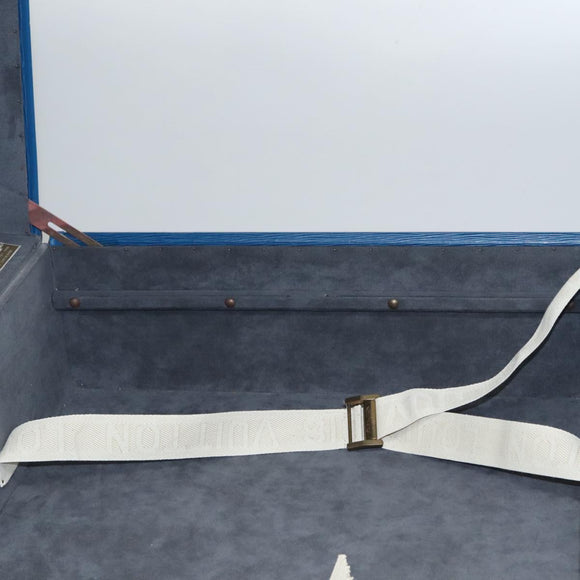 LOUIS VUITTON Epi Alzer 75 Trunk Blue LV Auth 107773SV