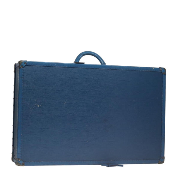 LOUIS VUITTON Epi Alzer 75 Trunk Blue LV Auth 107773SV