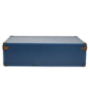 LOUIS VUITTON Epi Alzer 75 Trunk Blue LV Auth 107773A-4