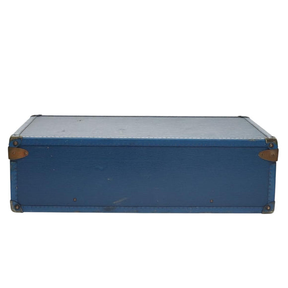 LOUIS VUITTON Epi Alzer 75 Trunk Blue LV Auth 107773SV