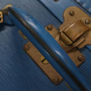 LOUIS VUITTON Epi Alzer 75 Trunk Blue LV Auth 107773SV-15
