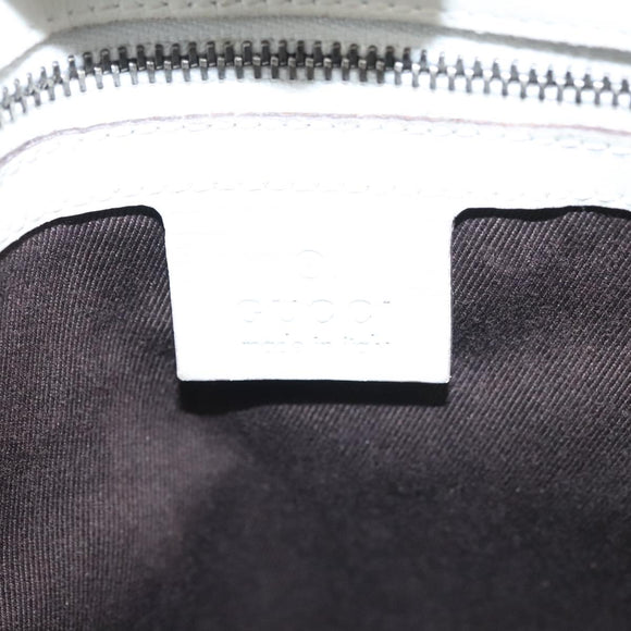 GUCCI GG Canvas Tote Bag White 106248 Auth 107818