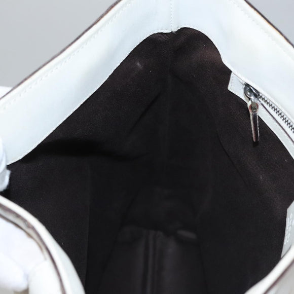 GUCCI GG Canvas Tote Bag White 106248 Auth 107818