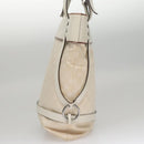 GUCCI GG Canvas Tote Bag White 106248 Auth 107818-3