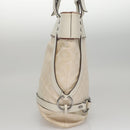 GUCCI GG Canvas Tote Bag White 106248 Auth 107818-4