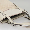 GUCCI GG Canvas Tote Bag White 106248 Auth 107818-6