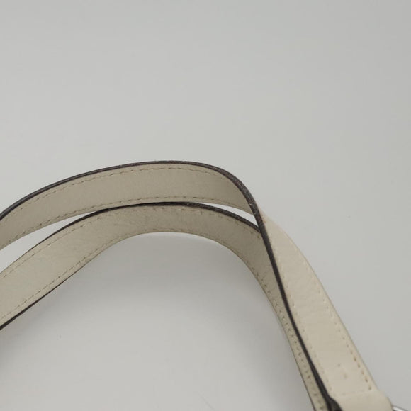 GUCCI GG Canvas Tote Bag White 106248 Auth 107818