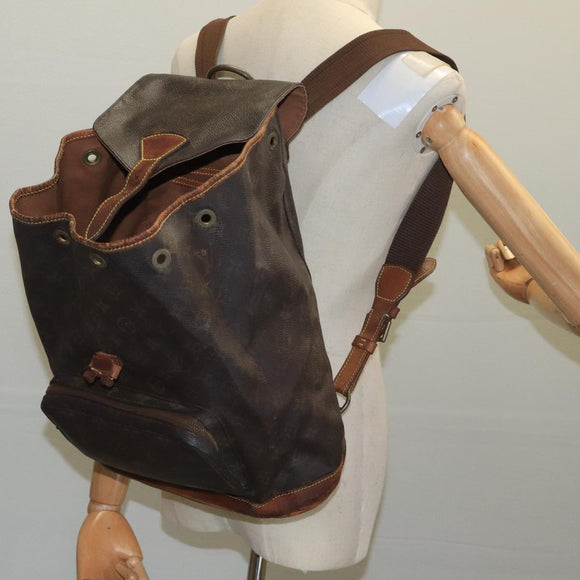 LOUIS VUITTON Monogram Montsouris GM Backpack M51135 LV Auth 107828