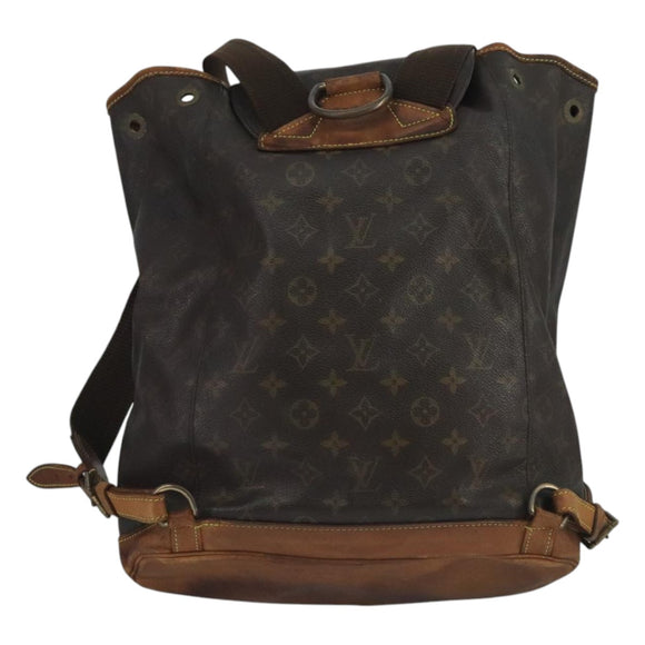 LOUIS VUITTON Monogram Montsouris GM Backpack M51135 LV Auth 107828