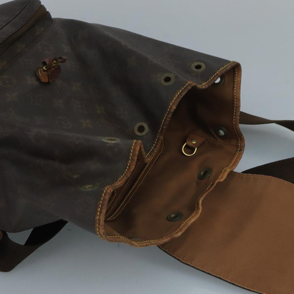 LOUIS VUITTON Monogram Montsouris GM Backpack M51135 LV Auth 107828