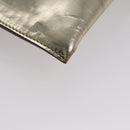 Miu Miu Clutch Bag Enamel Gold Auth 107847-15