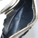 Miu Miu Clutch Bag Enamel Gold Auth 107847-11