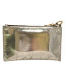 Miu Miu Clutch Bag Enamel Gold Auth 107847-2