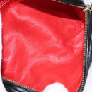 CHANEL Matelasse Pouch Nylon Black Gold CC Auth 107851-10