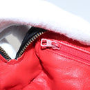 CHANEL Matelasse Pouch Nylon Black Gold CC Auth 107851-20