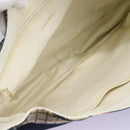 CHANEL Shoulder Bag Canvas Navy CC Auth 107861-12