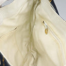 CHANEL Shoulder Bag Canvas Navy CC Auth 107861-20