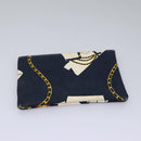 CHANEL Shoulder Bag Canvas Navy CC Auth 107861-26