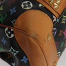 LOUIS VUITTON Monogram Multicolor Courtney MM Bag 2way Black M45642 Auth 107874V-9