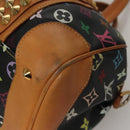 LOUIS VUITTON Monogram Multicolor Courtney MM Bag 2way Black M45642 Auth 107874V-14