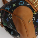 LOUIS VUITTON Monogram Multicolor Courtney MM Bag 2way Black M45642 Auth 107874V-15