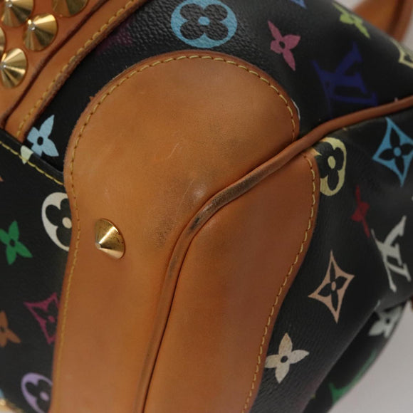 LOUIS VUITTON Monogram Multicolor Courtney MM Bag 2way Black M45642 Auth 107874V