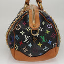 LOUIS VUITTON Monogram Multicolor Courtney MM Bag 2way Black M45642 Auth 107874V-3