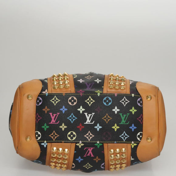LOUIS VUITTON Monogram Multicolor Courtney MM Bag 2way Black M45642 Auth 107874V