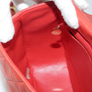 CHANEL Matelasse Chain Shoulder Bag Lamb Skin Orange Gold CC Auth 107881AV-23