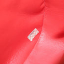 CHANEL Matelasse Chain Shoulder Bag Lamb Skin Orange Gold CC Auth 107881AV-11