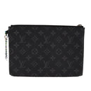 LOUIS VUITTON Monogram Eclipse Fragment iPhone Case M64449 LV Auth 107928-2