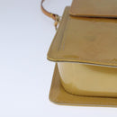 LOUIS VUITTON Monogram Vernis Motto Accessory Pouch Beige M91136 LV Auth 107950-14