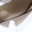 LOUIS VUITTON Monogram Vernis Motto Accessory Pouch Beige M91136 LV Auth 107950-20