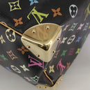 LOUIS VUITTON Monogram Multicolor Speedy 30 Hand Bag Black M92642 Auth 107987SAM-17