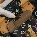 LOUIS VUITTON Monogram Multicolor Speedy 30 Hand Bag Black M92642 Auth 107987SAM-25