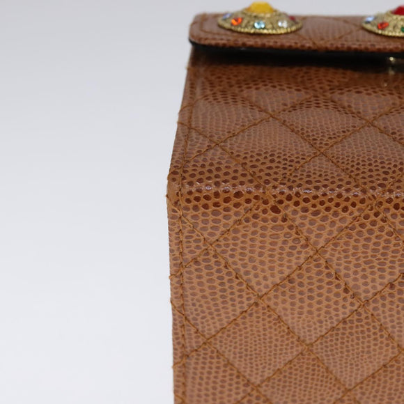 FENDI Vanity Hand Bag Leather 2way Brown Auth 108006AV