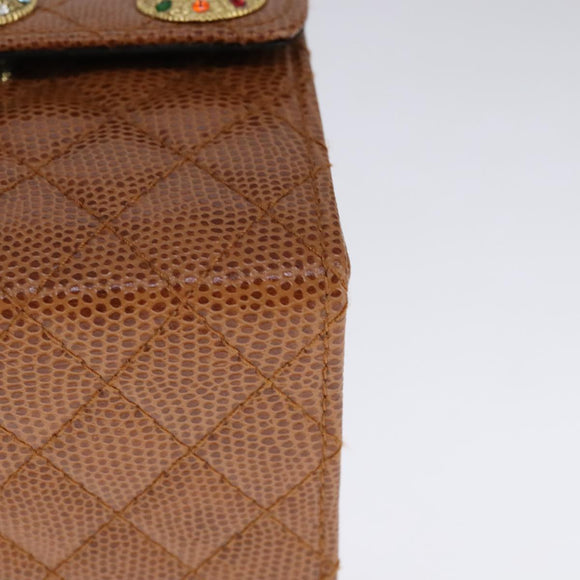 FENDI Vanity Hand Bag Leather 2way Brown Auth 108006AV