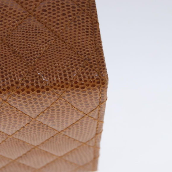 FENDI Vanity Hand Bag Leather 2way Brown Auth 108006AV