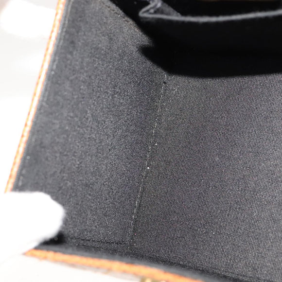 FENDI Vanity Hand Bag Leather 2way Brown Auth 108006AV