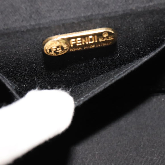 FENDI Vanity Hand Bag Leather 2way Brown Auth 108006AV