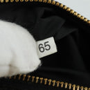 Miu Miu Shoulder Bag Leather Canvas Yellow Beige Auth 108027-12