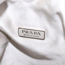 PRADA Chain Shoulder Bag Satin Silver Auth 108034SAV-10