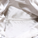 PRADA Chain Shoulder Bag Satin Silver Auth 108034AV-11