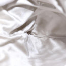 PRADA Chain Shoulder Bag Satin Silver Auth 108034AV-20